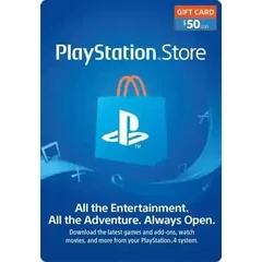 [VENTA SOLO EN TIENDA] $50 PlayStation Store Gift Card