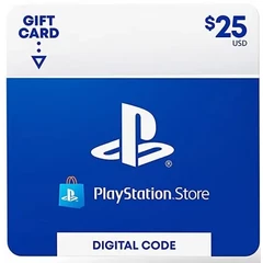 01C $25 PlayStation Store Gift Card [PSN ONLY Digital Code]