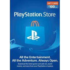[VENTA SOLO EN TIENDAS] $100 PlayStation Store Gift Card