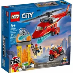 LEGO City Fire Rescue Helicopter Firefighter (60281)